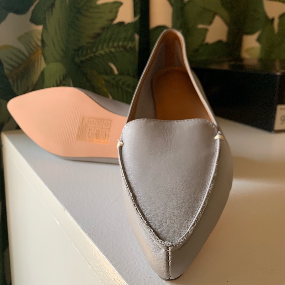 NWT 💫 J.Crew Edie Gray Loafer Flats Size 9.5
